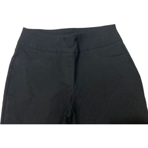 Ruby Rd. Womens 8 Pull On Casual Ankle Pants Black Back Pockets Stretch - Picture 4 of 6